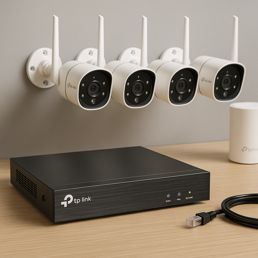 TP-Link cameras and NVR on a home setup